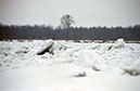 Donau- Eisstoß bei Hainburg