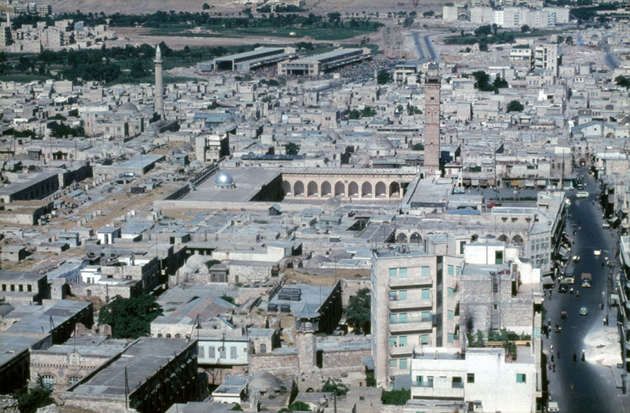 Aleppo, Große Moschee (von Zitadelle aus)