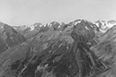 Blick von der Cime de la Condamine auf die Ostseite der Pelvouxgruppe